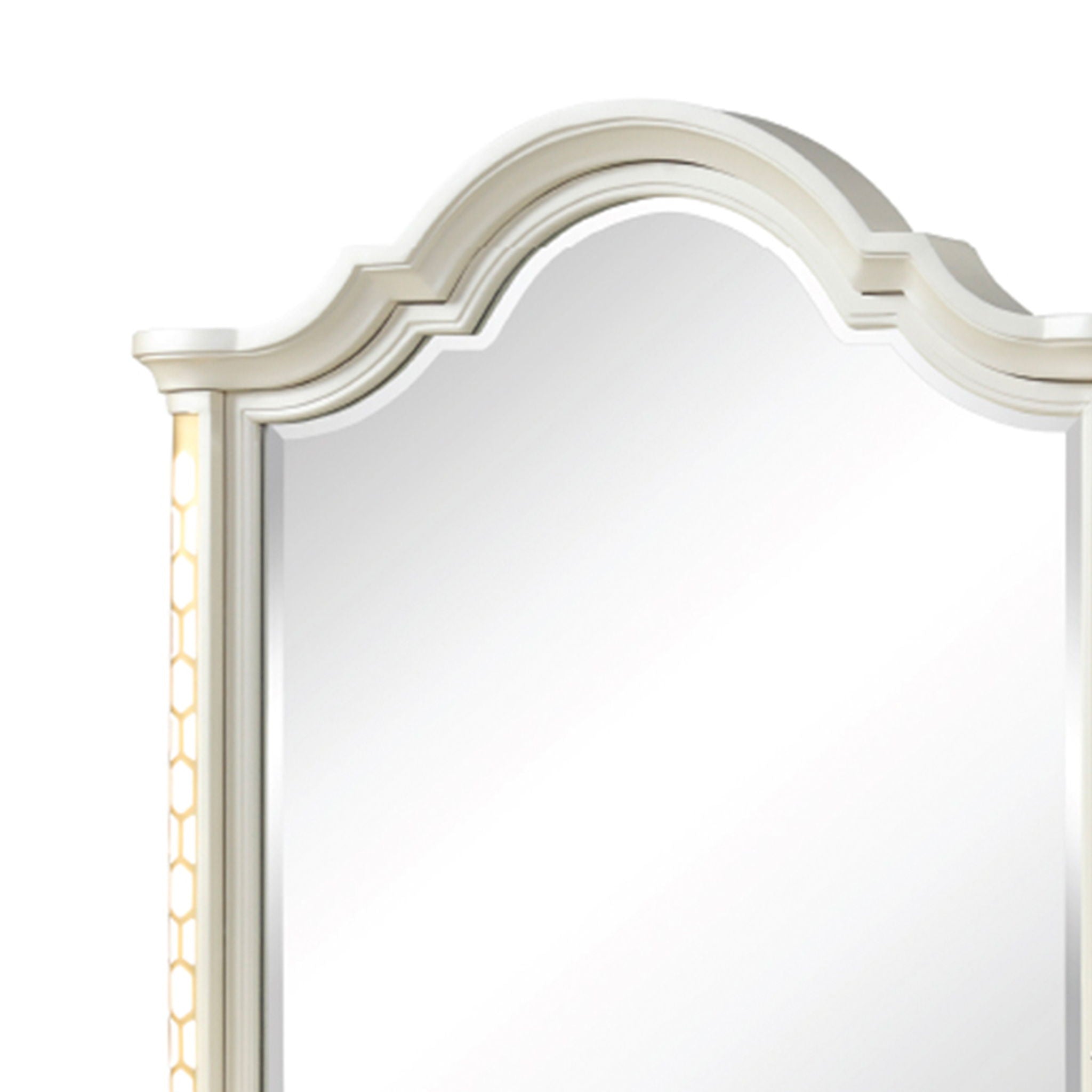 Jasmine - Mirror With Side LED Lightning (Includes Only Mirror) - Beige