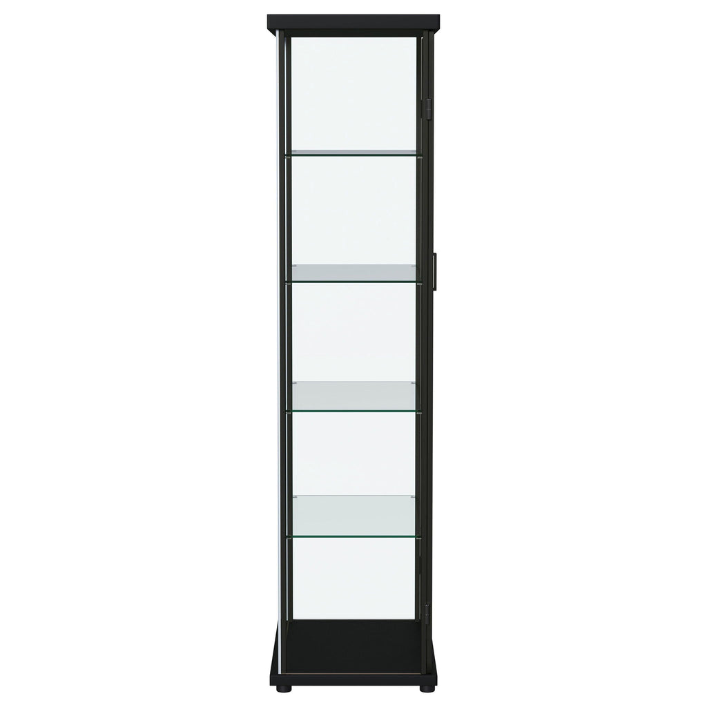 Nevra - 4 Shelf Display LED Curio Cabinet