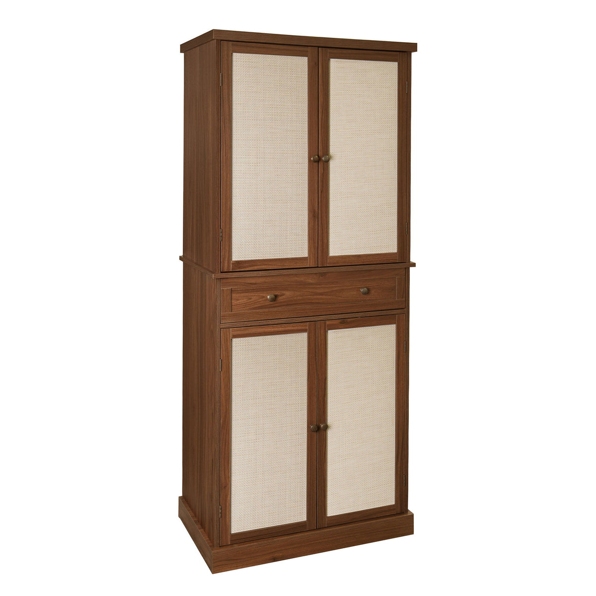 4 Door Storage Cabinet With 1 Drawer, With 4 Adjustable Inner Shelves