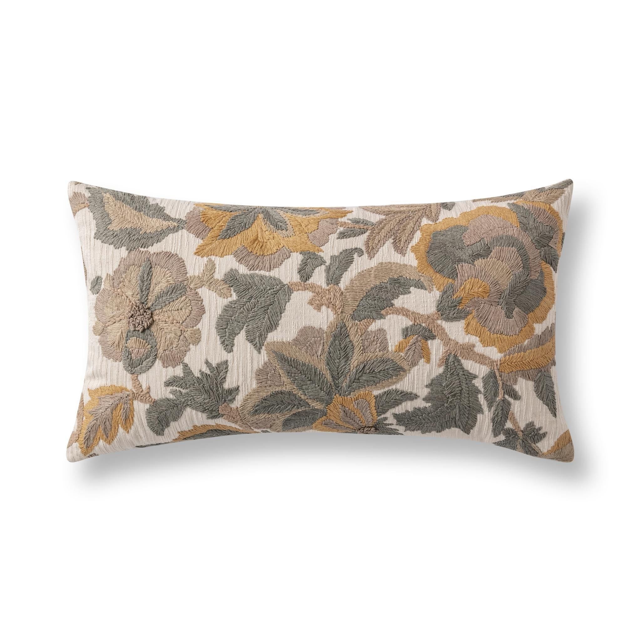 Jana - 14" x 26" Accent Pillow - Dry Sage Multi