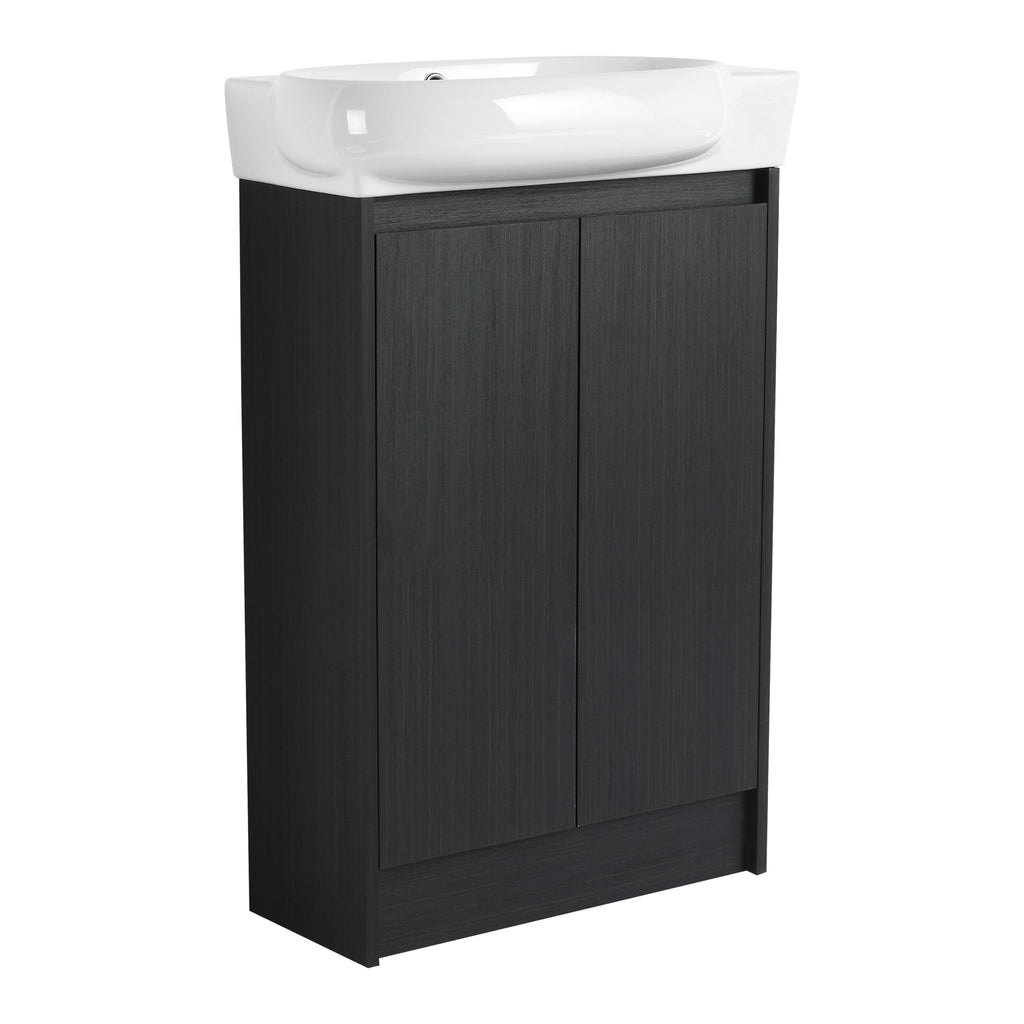Freestanding Bathroom Vanity & Sink, Soft Close Doors