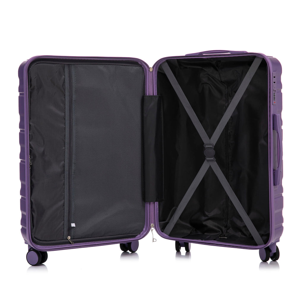 Tourist 3 Piece Luggage Set, Combination Lock, Durable Hard Shell With 360° Silent Wheels
