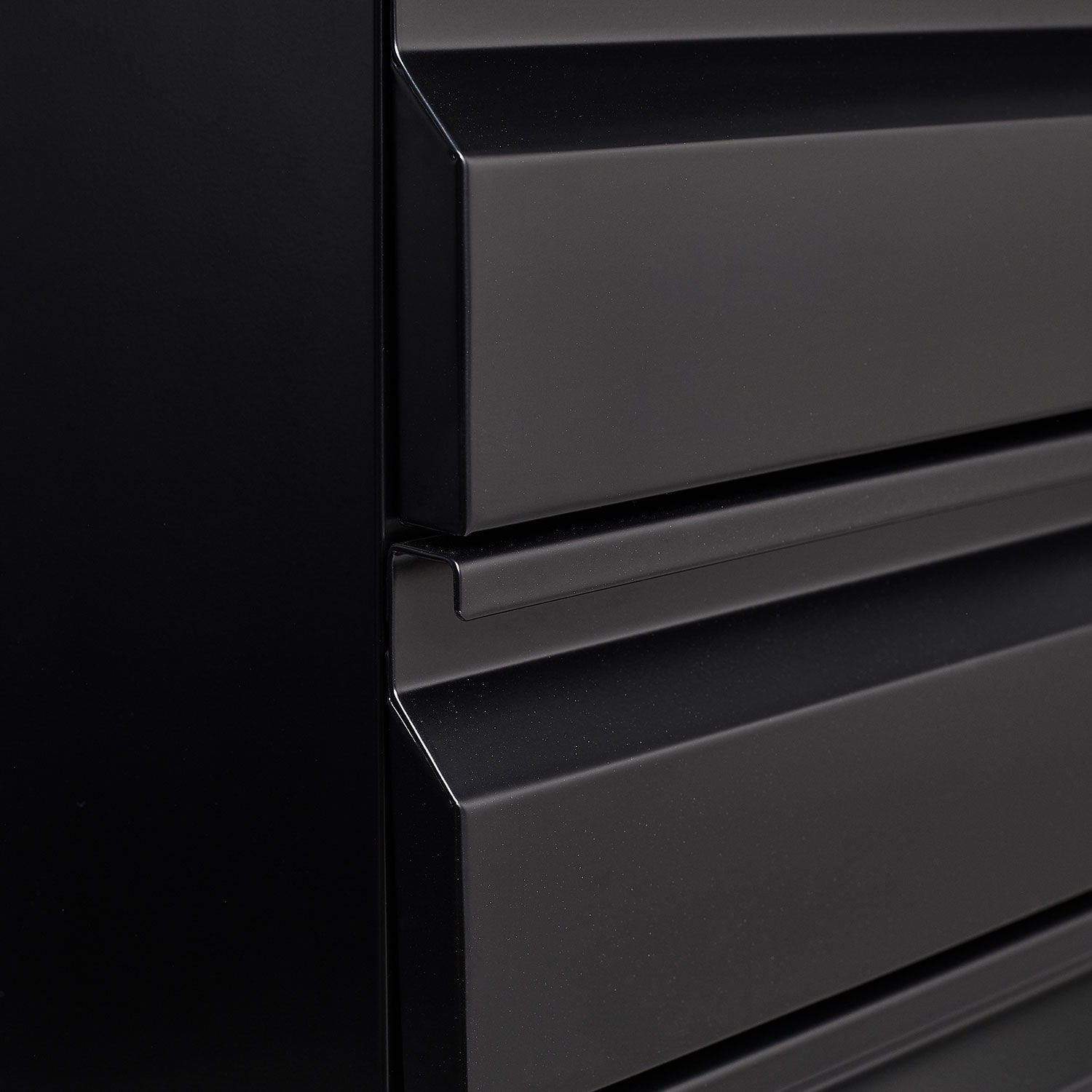 Contemporary 3 Drawer Mobile Filing Cabinet With Lock, Metal Office Storage For Legal / Letter Size