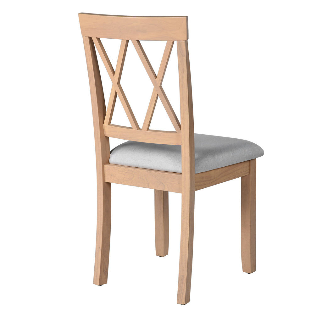 3 Piece Kitchen Dining Set With Drop Leaf Dining Table And 2 Dining Upholstered Chairs, Dining Room Set For Small Places