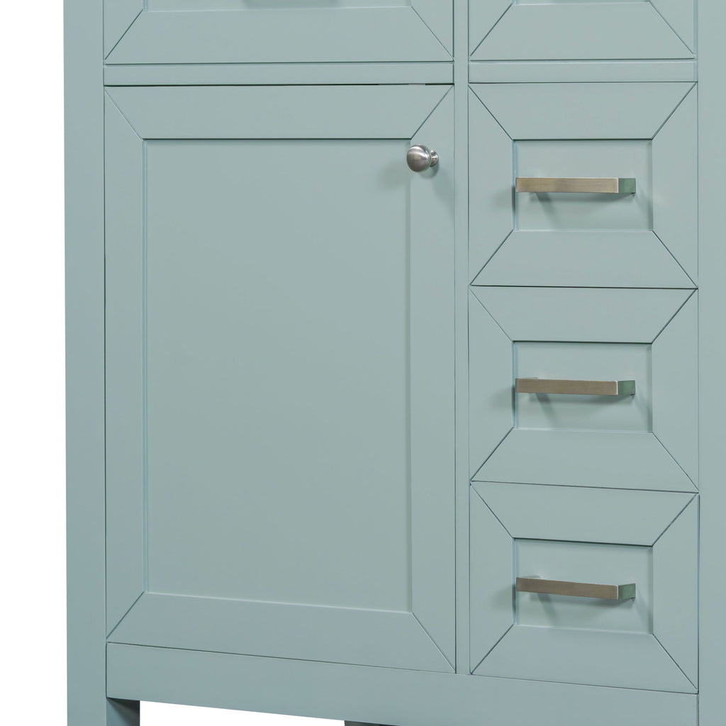 Modern Bathroom Vanity Base Only With Drawers, Freestanding Design