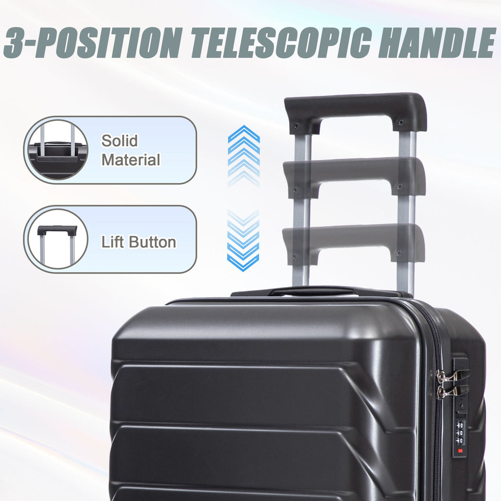 Spinner Luggage Set With Combination Lock