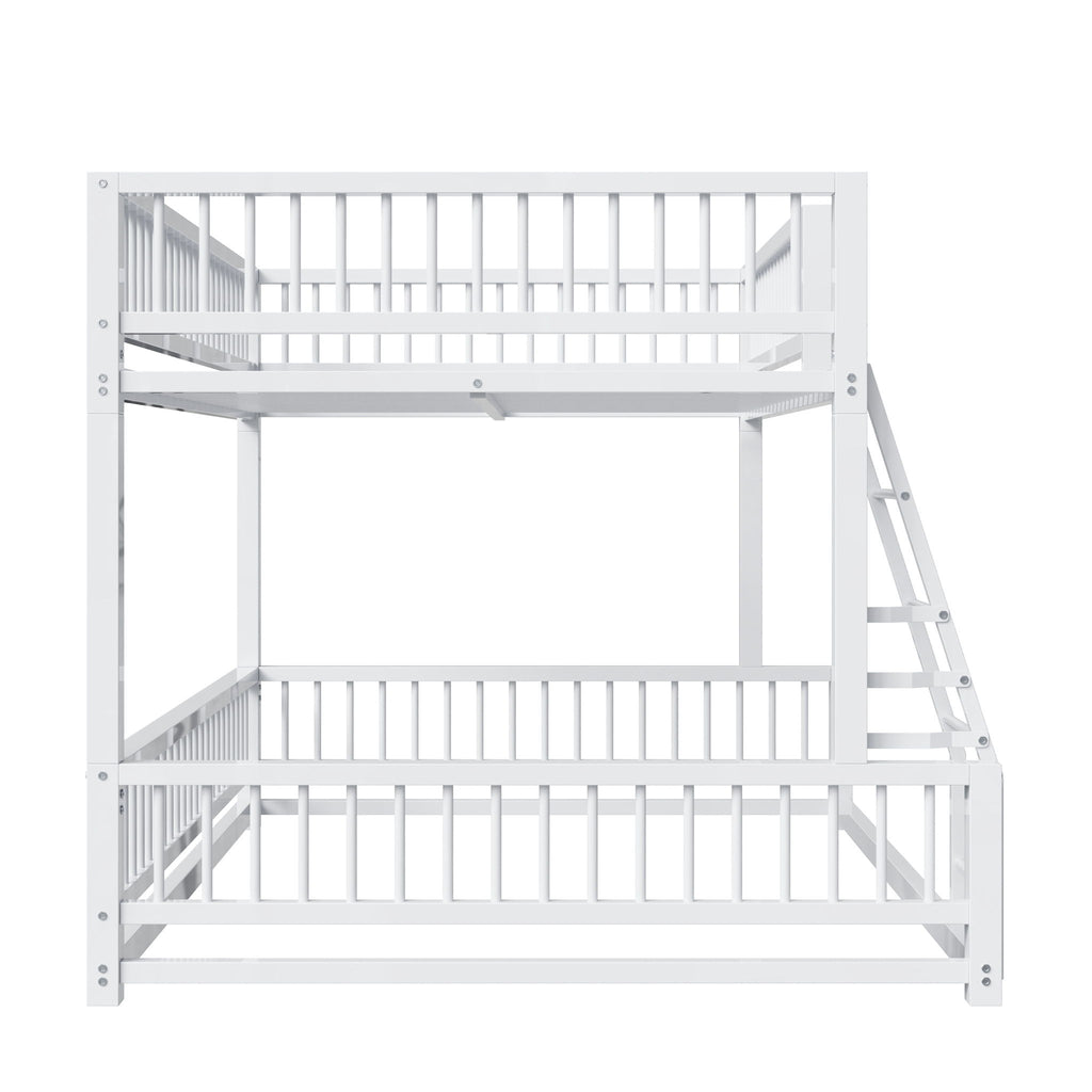 Bunk Bed With Ladder And Safety Guardrails