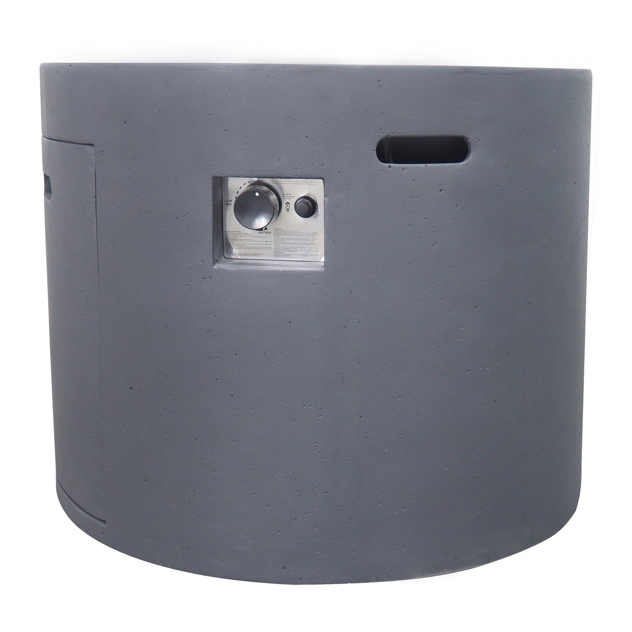 Round Iron Fire Pit With 40, 000 Btu