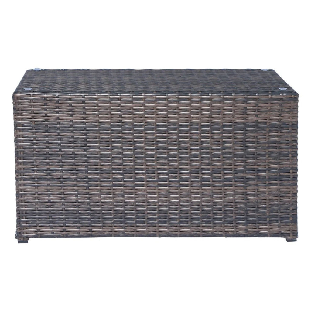 Winsford - Rattan Sectional Seating Group With Cushions, 4 Person Capacity - Espresso