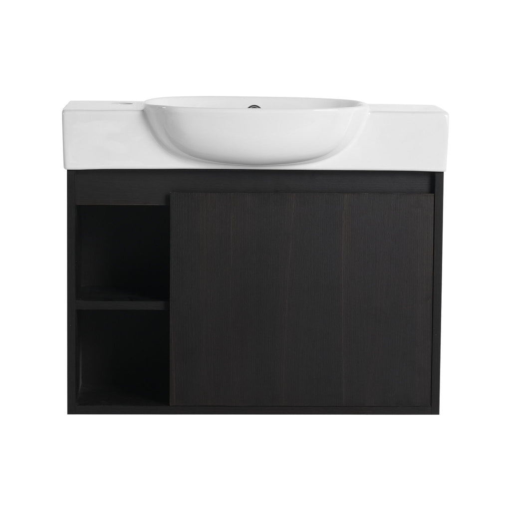 Freestanding Bathroom Vanity With Sink, Soft Close Door