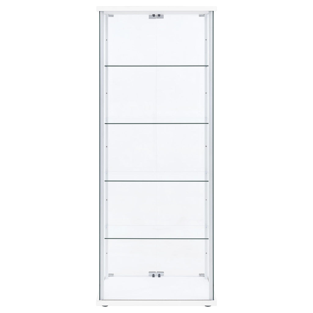 Hyacinth - 4 Shelf Curio Cabinet