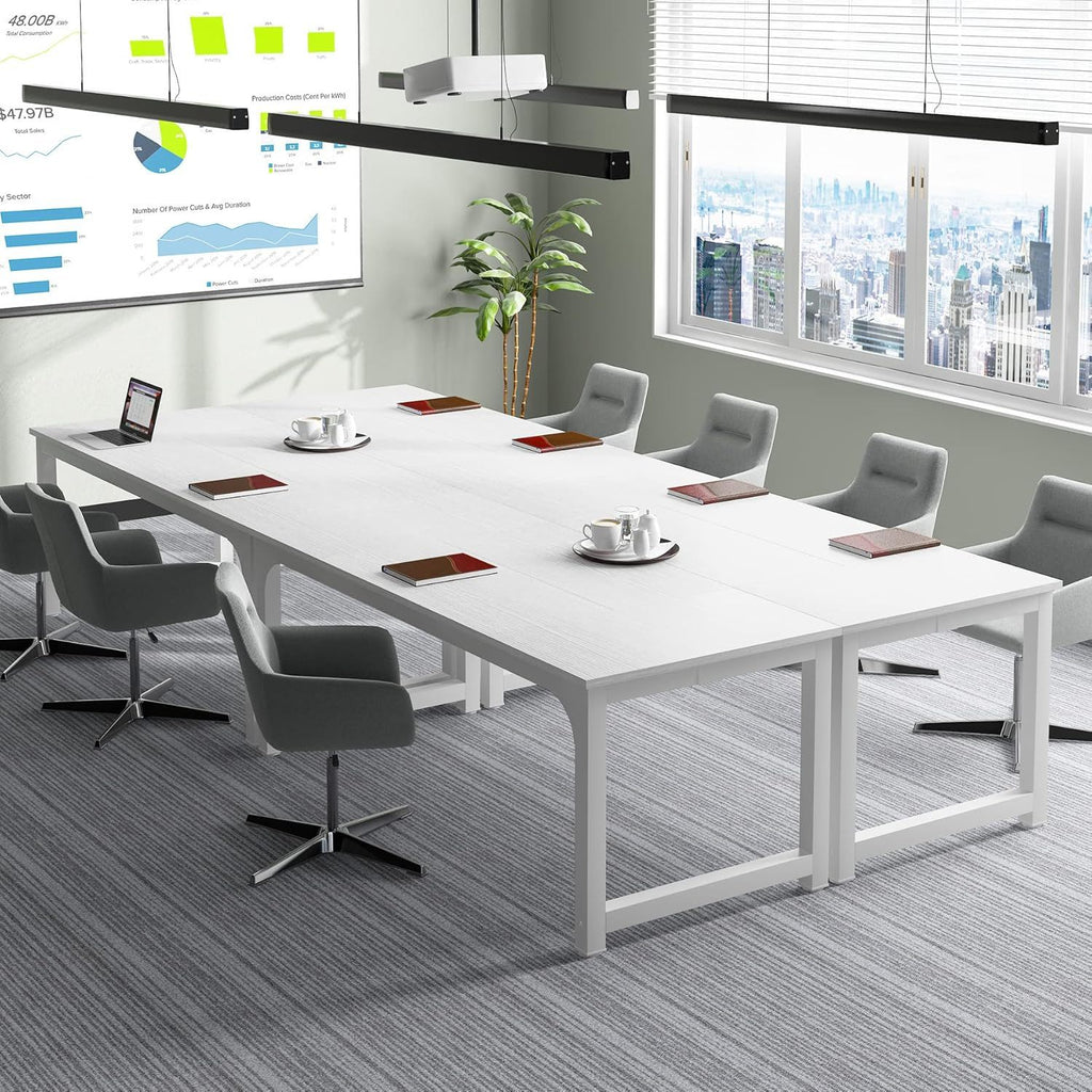 Executive Office Desk, Large Modern Computer Workstation