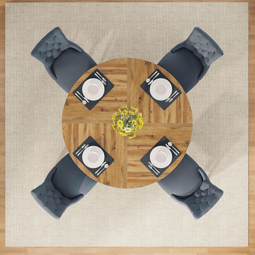 Round Dining Cross Base Kitchen Table