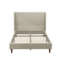 Upholstered Bed With High Headboard Design