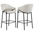 Sloped Arm Bar Stools (Set of 2)