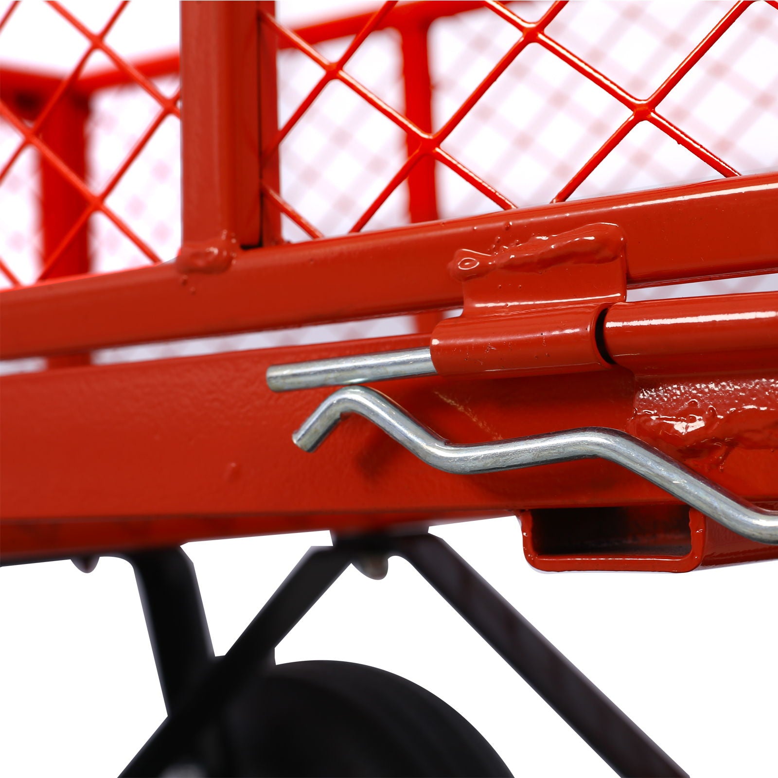 Heavy Duty Steel Garden Cart With Sides