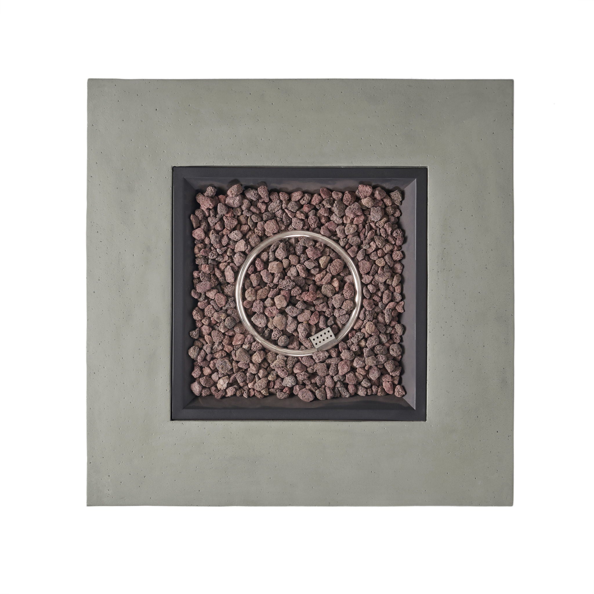 Modern 50, 000 Btu Square Fire Table With Propane Tank