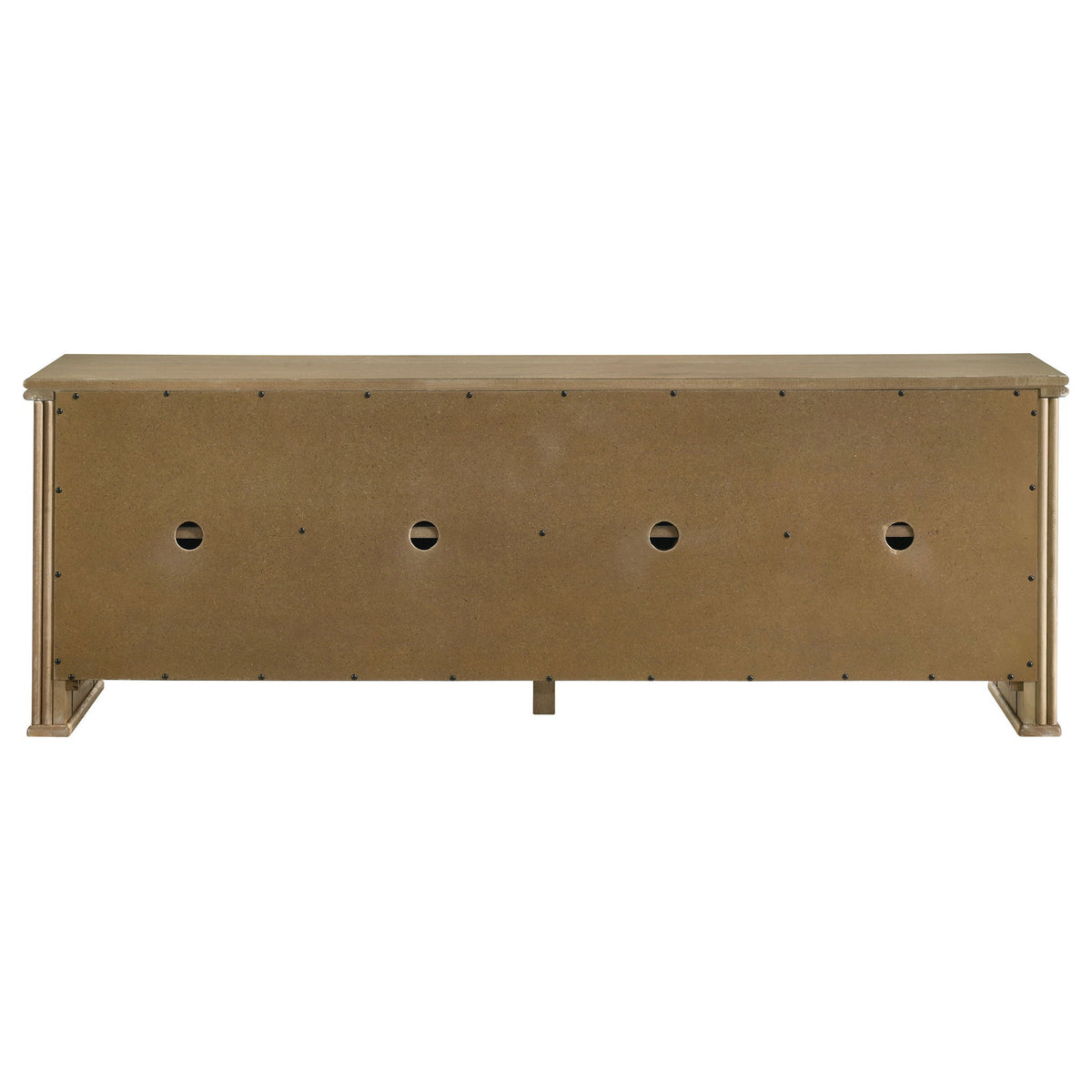 Dreydon - 4 Door TV Stand With Adjustable Shelves And Cable Management - Light Brown