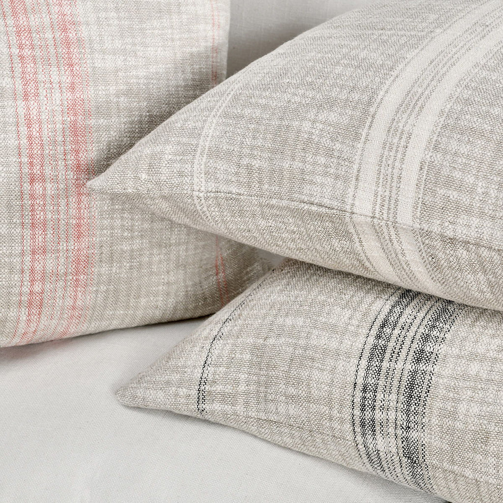 Ria - 36" x 16" Pillow - Natural / Black
