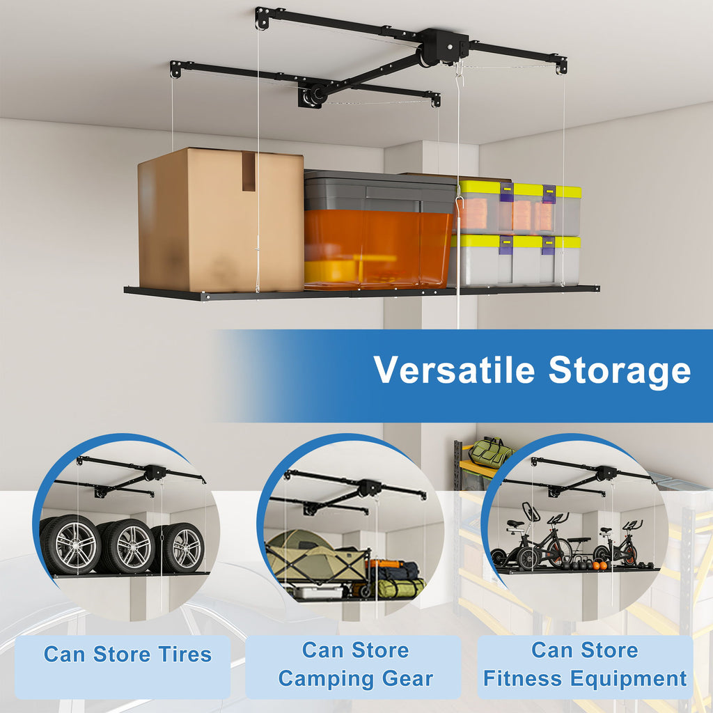 Overhead Garage Storage Rack For Ceilings