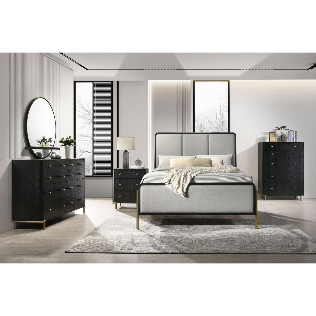 Anser - 8 Drawer Dresser - Black