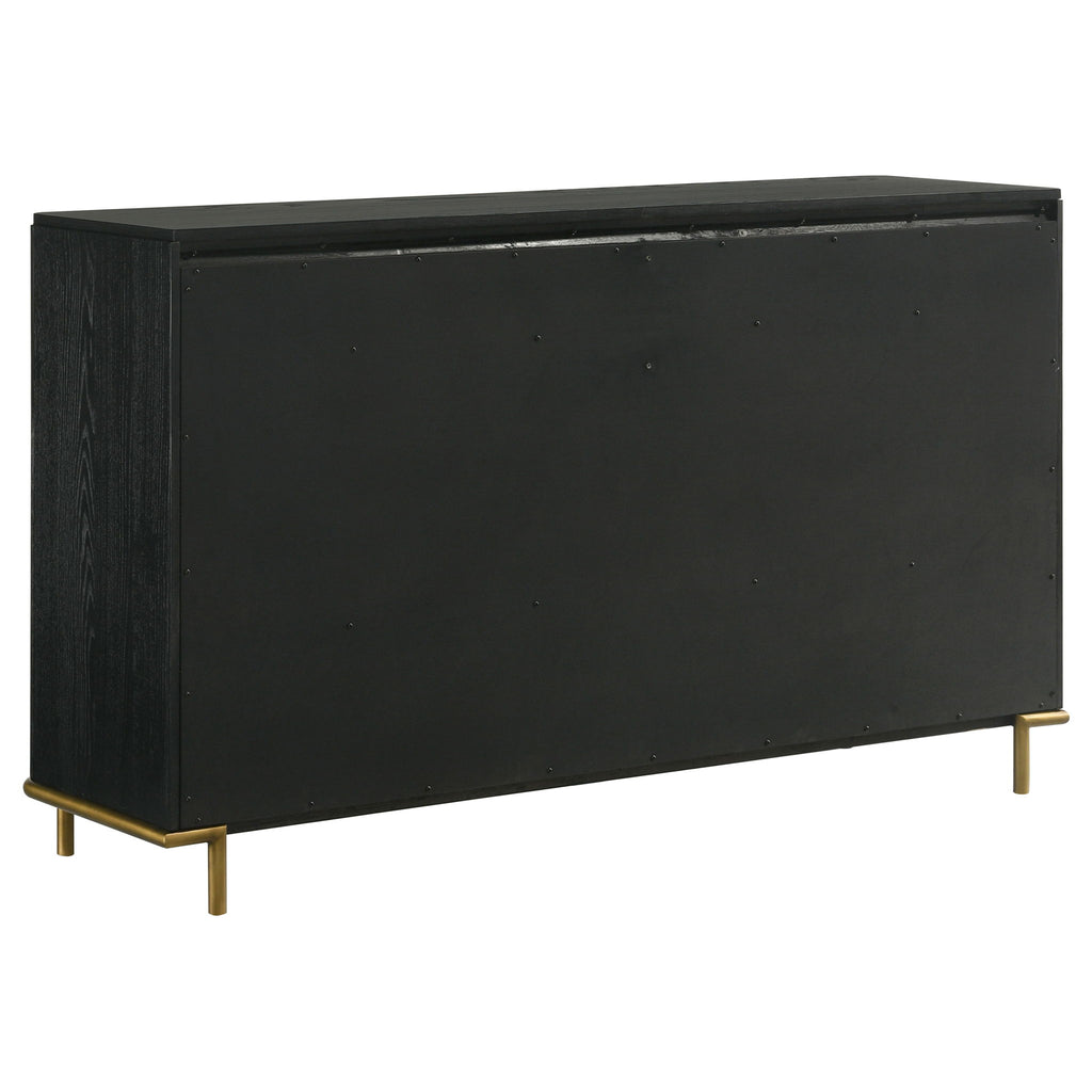 Anser - 8 Drawer Dresser - Black