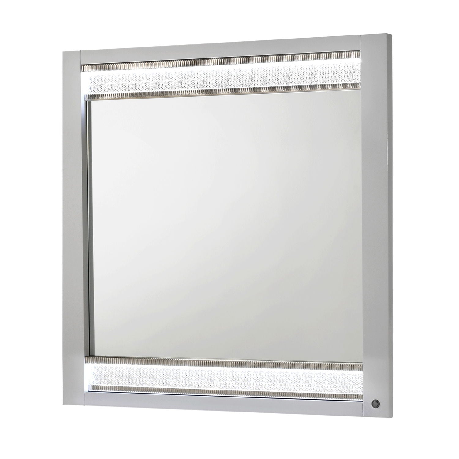 Glam - Mirror With LED Lighting (Includes Mirror Only) - White
