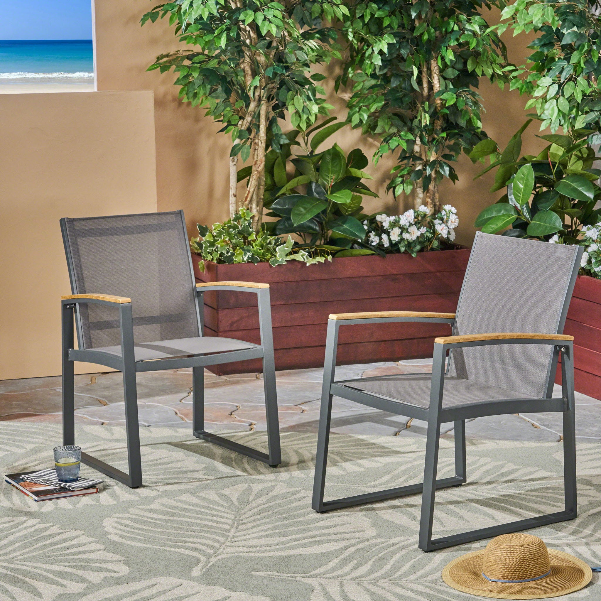 Avalos - 7 Piece Dining Set - Gray