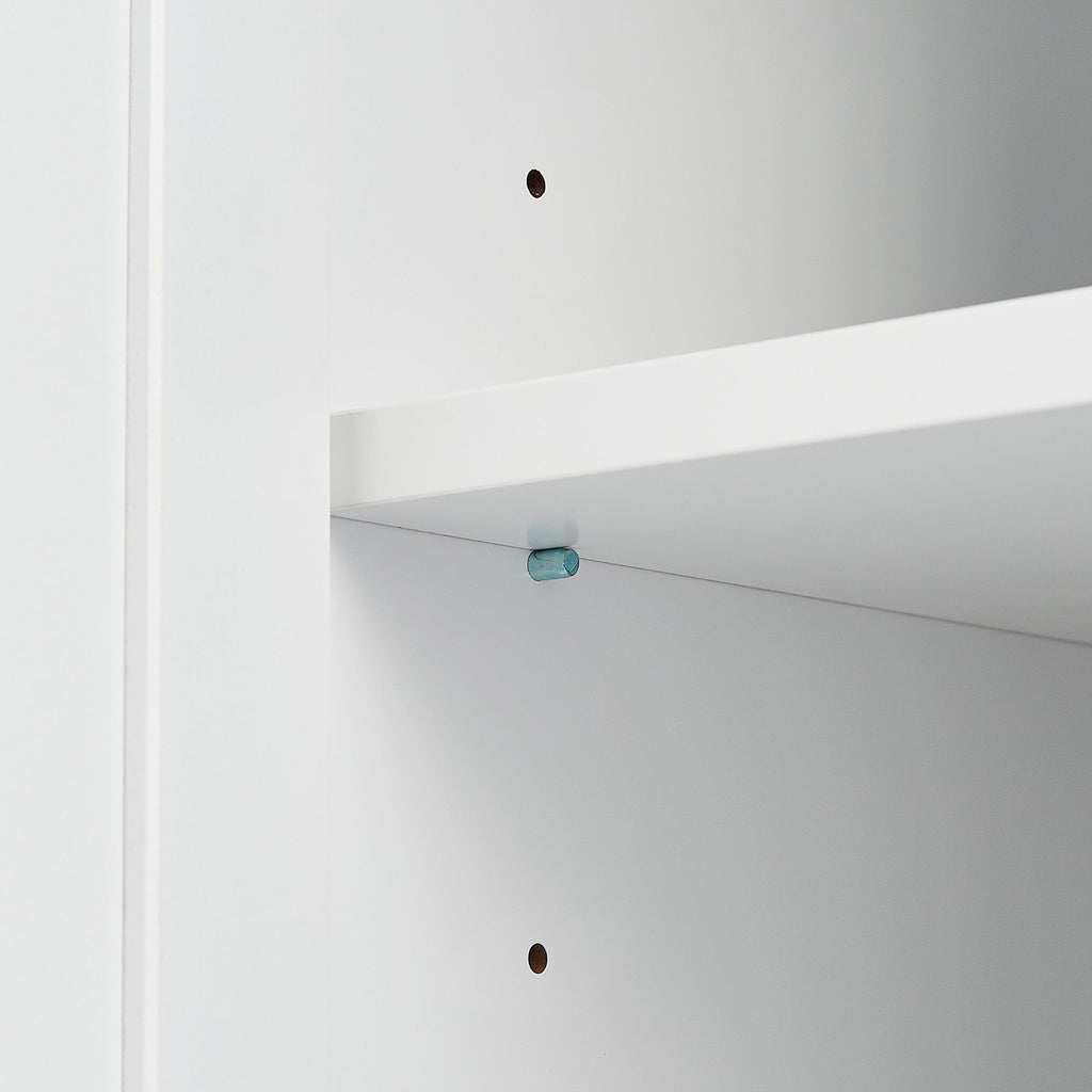 Tall And Wide Storage Cabinet With Doors, 3 Drawers