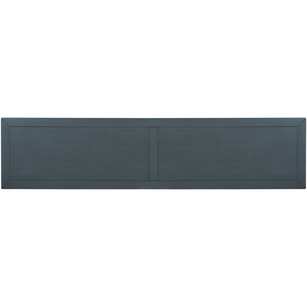 Hearth & Haven Clara - Console Table With Storage Drawers And Bottom Shelf