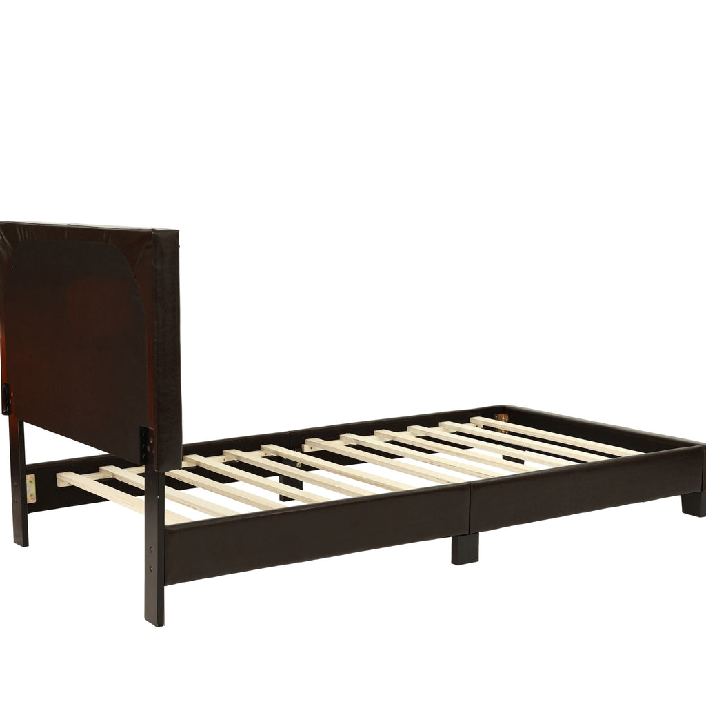Upholstered Bed With Adjustable Headboard