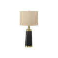 Lighting, Table Lamp, Resin, Contemporary - Black / Cream