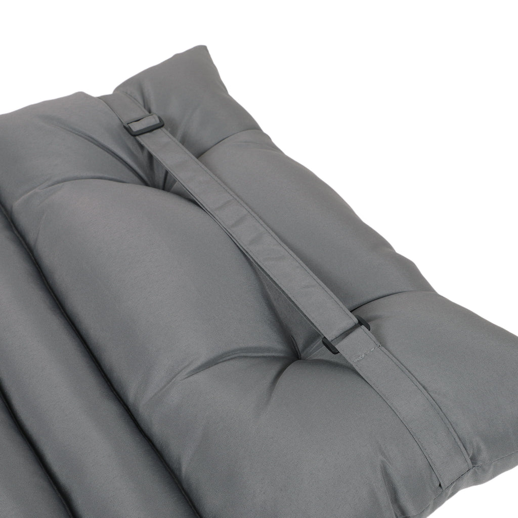 2 Piece Outdoor Chaise Lounge Chair Cushion Set