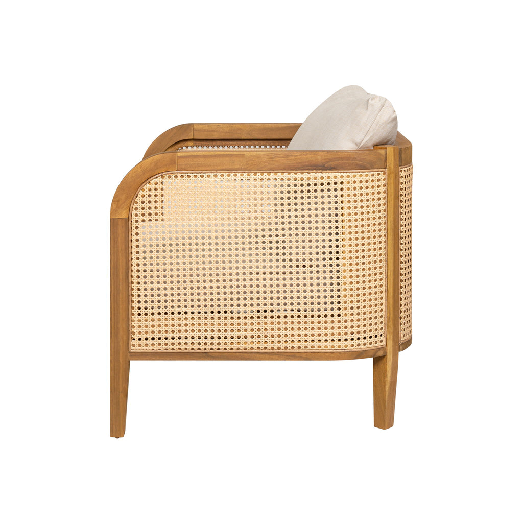 Kirkby - Bohemian Outdoor Patio Cushioned Arm Chair