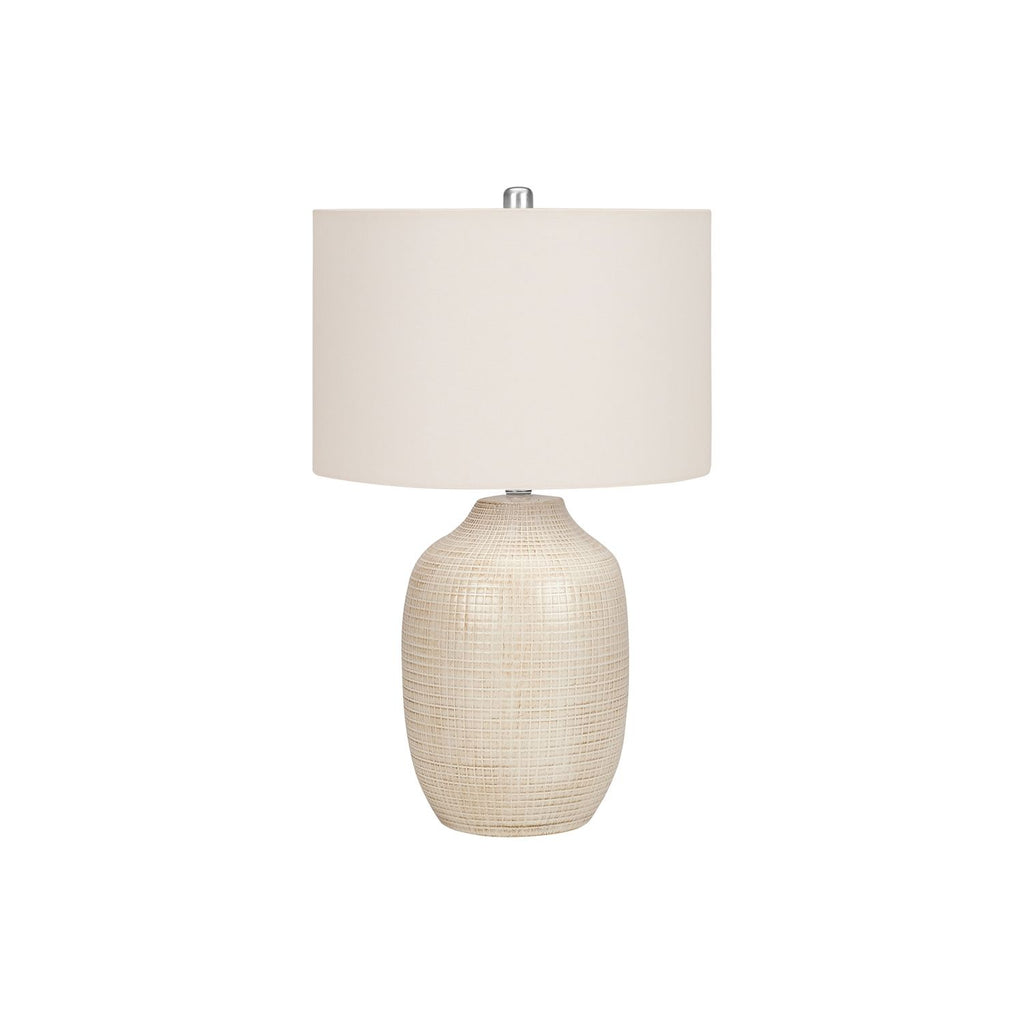 Table Lamp, Lighting, Ceramic, Contemporary - Cream