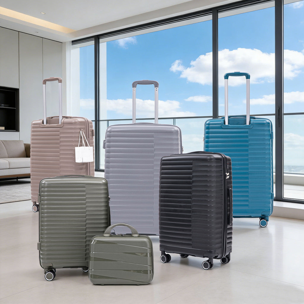 4 Piece Luggage Set, Combination Lock