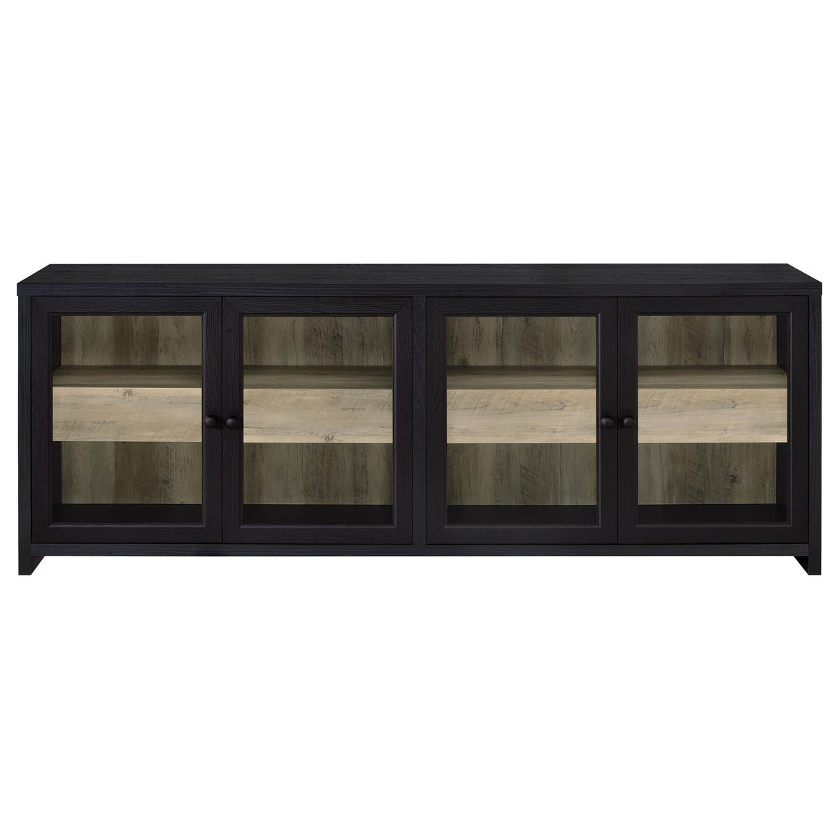 Kennison - TV Stand - Black