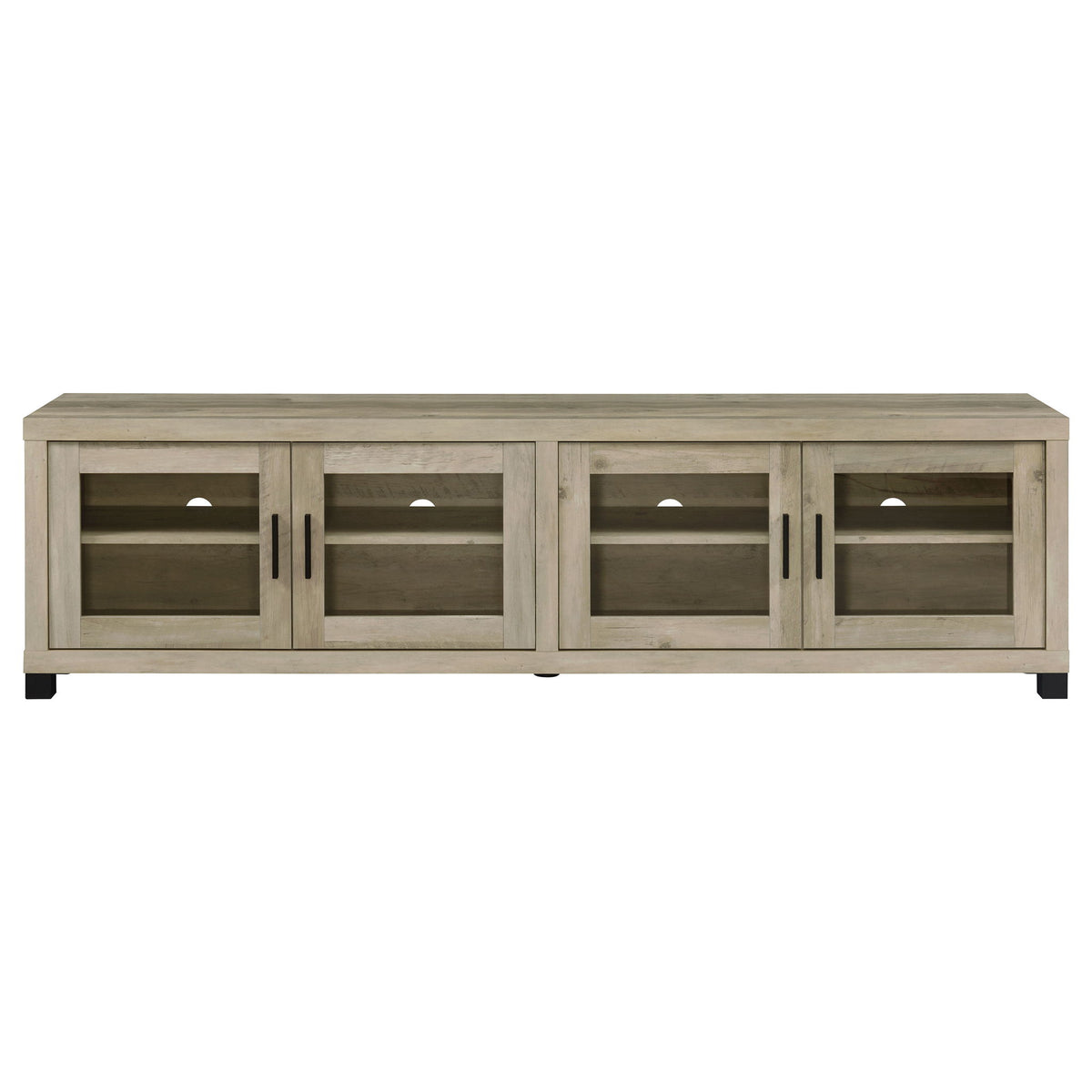 Heron - 4 Door TV Stand With Adjustable Shelving