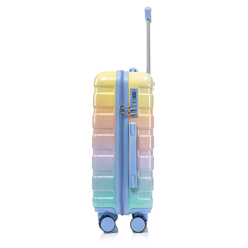 Luggage Set 14" / 20" With Combination Lock And Cosmetic Case