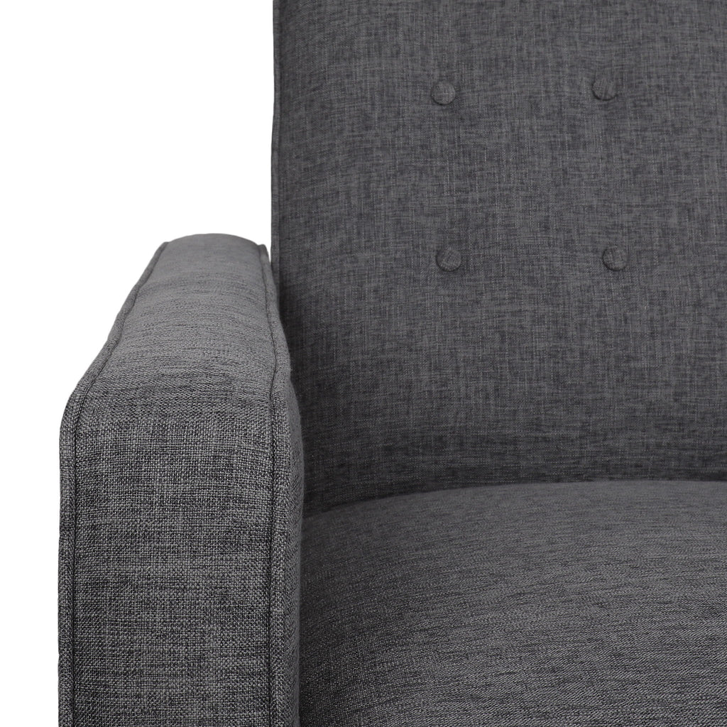 Manville - Contemporary Tufted Loveseat Pushback Recliner