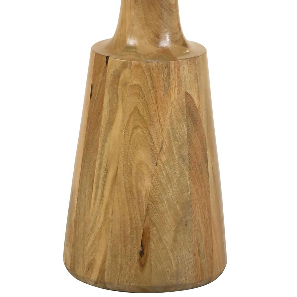 Pedestal Accent Table With Round Lipped Top