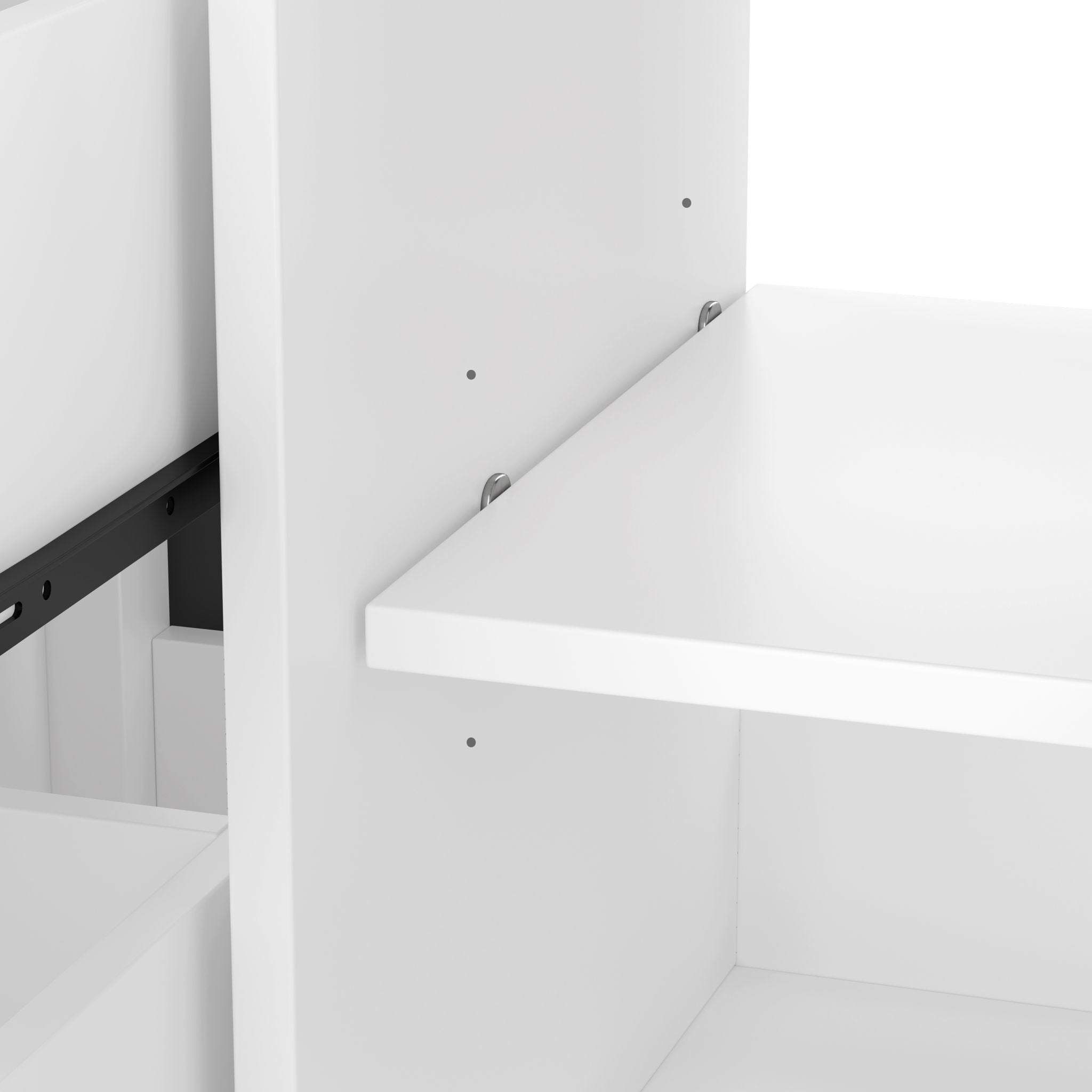 Modern Bathroom Vanity With Sink, Adjustable Shelf, 1 Flip Drawer & 2 Drawers