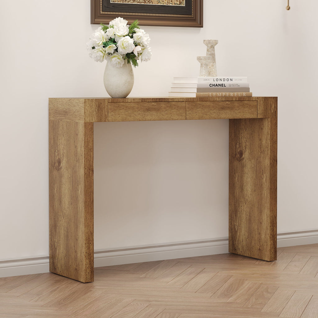 Elegant Bar Table With 2 Drawers