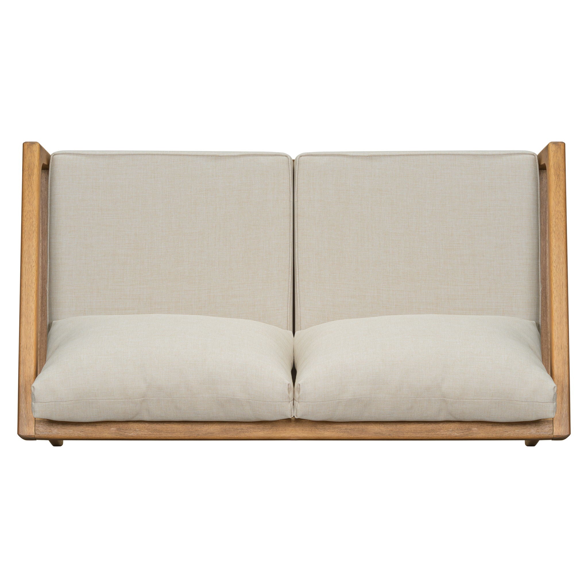 Westin - Outdoor Acacia Wood 4 Pieces Chat Set - Teak / Beige