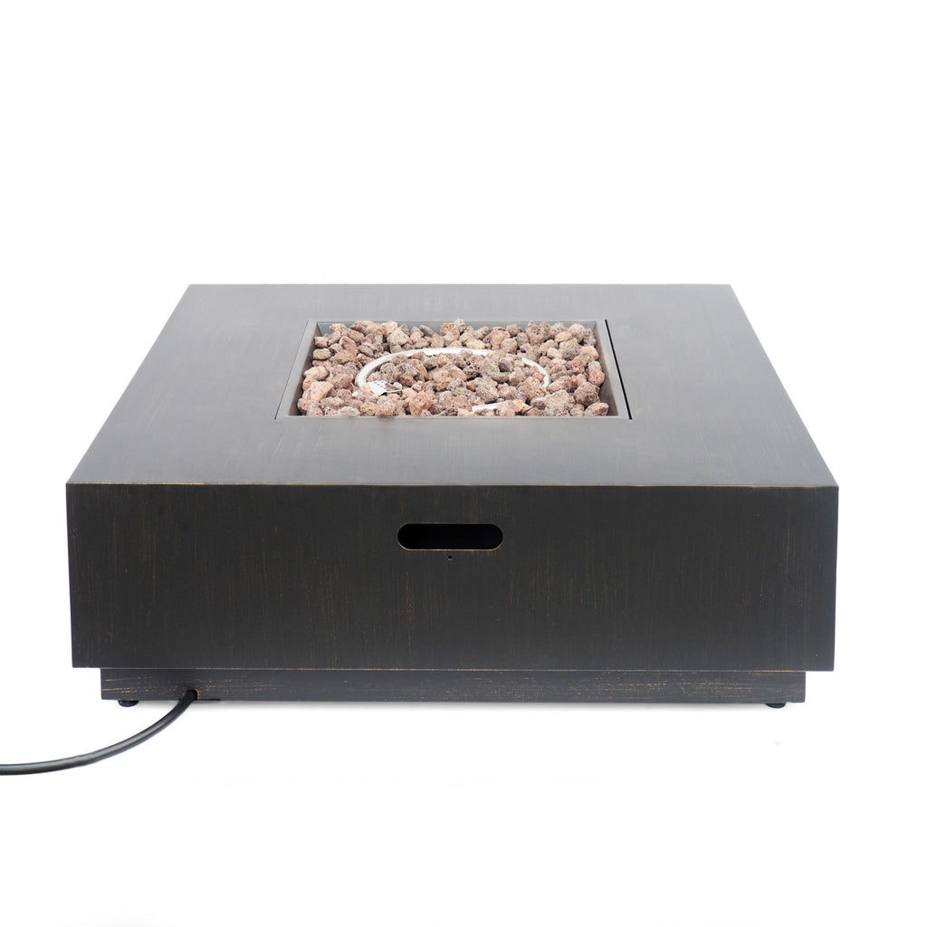 Modern Square Fire Pit With 50, 000 Btu
