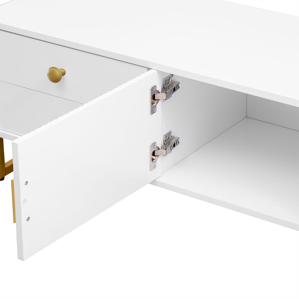 TV Stand With Storage For Living Room