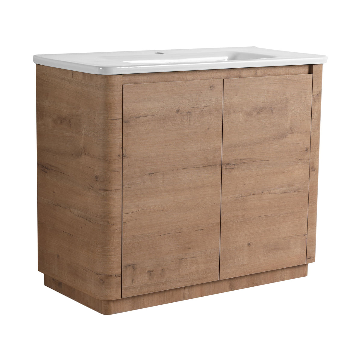 Freestanding Bathroom Vanity With Sink & 2 Soft Close Doors