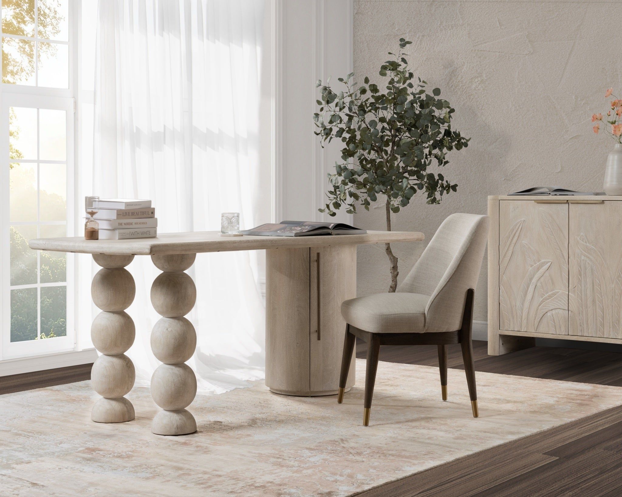 Adir - Desk - Cream