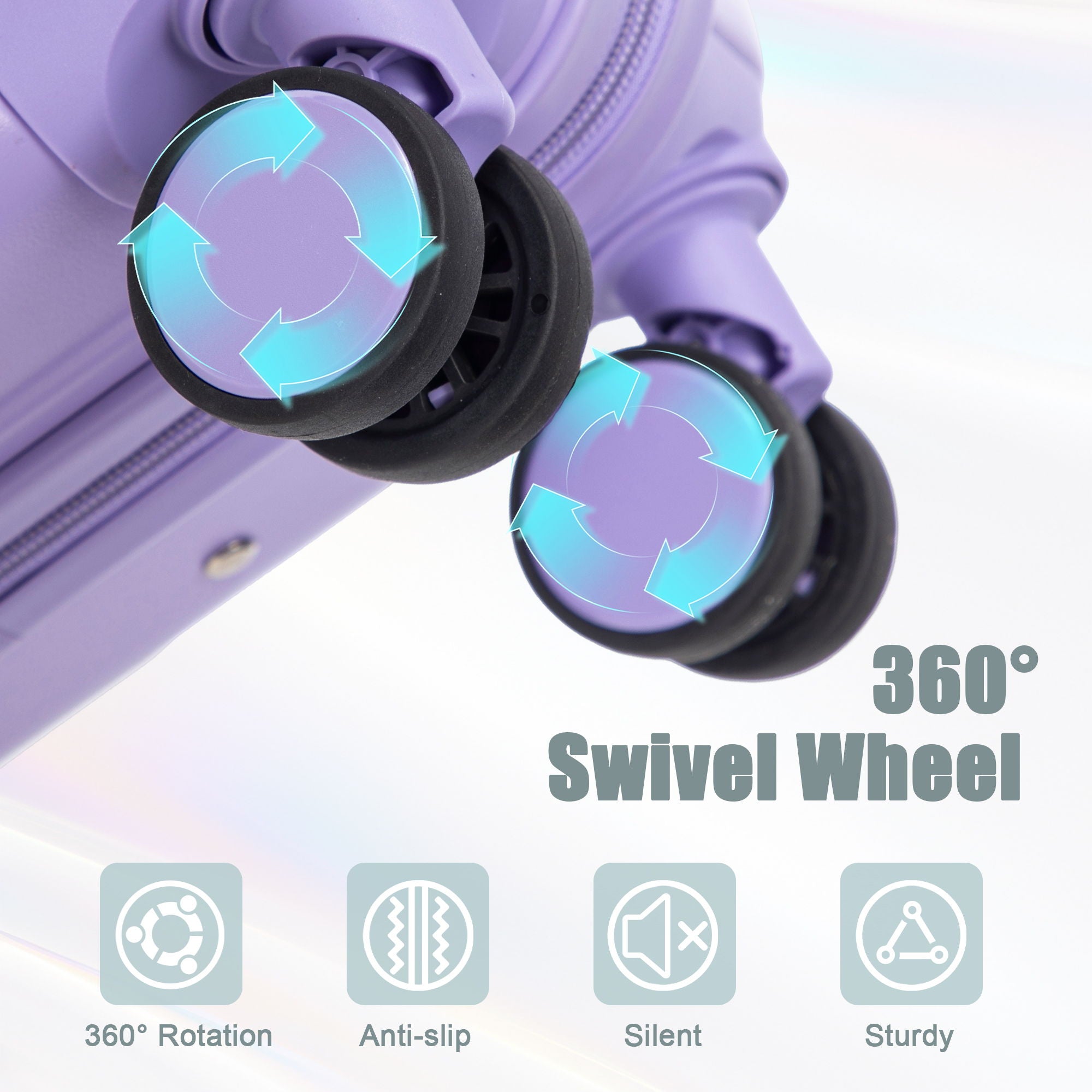 Spinner Luggage Set & Combination Lock