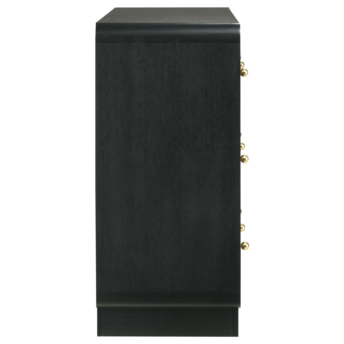 Burton - 6 Drawer Dresser Cabinet - Black